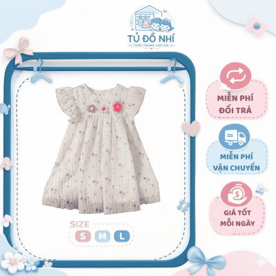 váy cho bé gái phong cách hàn quốc