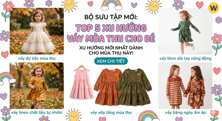 Banner bộ sưu tập top 5 mẫu Váy Hoa Mùa Hè cho bé gái siêu xinh chất liệu tự nhiên cao cấp Tủ Đồ Nhí